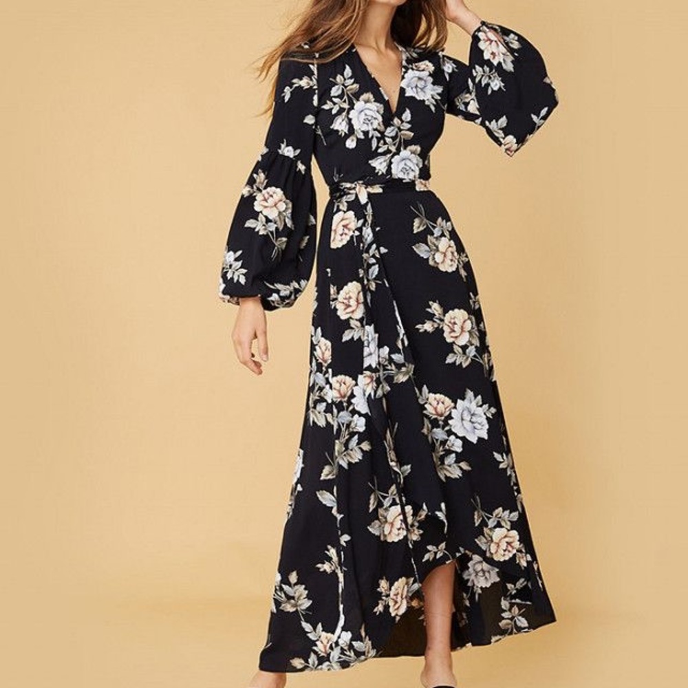 Christy Dawn Bergen dress in navy/floral, S.